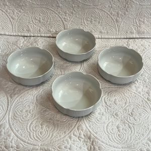 Fortessa Fortaluxe scalloped bowls,‎ set of 4